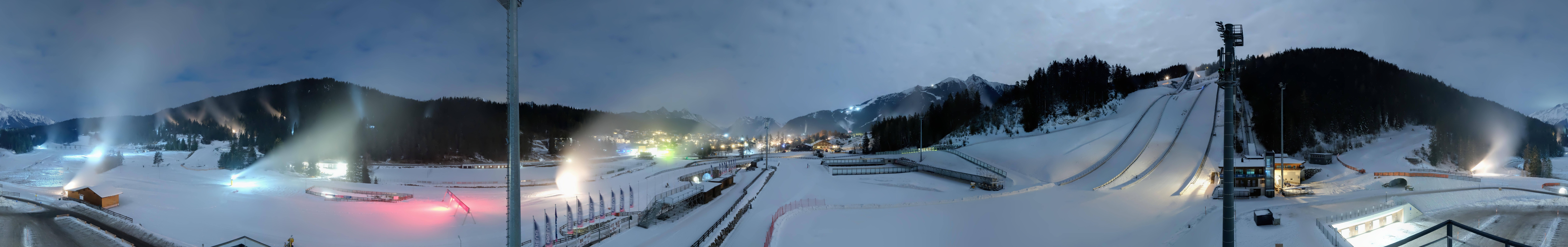 Archiv Foto Webcam Seefeld: Rundblick Casino Arena