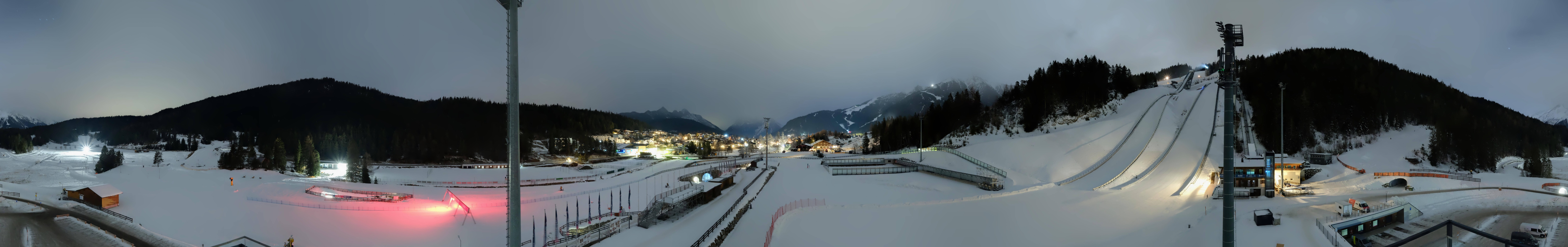 Archiv Foto Webcam Seefeld: Rundblick Casino Arena