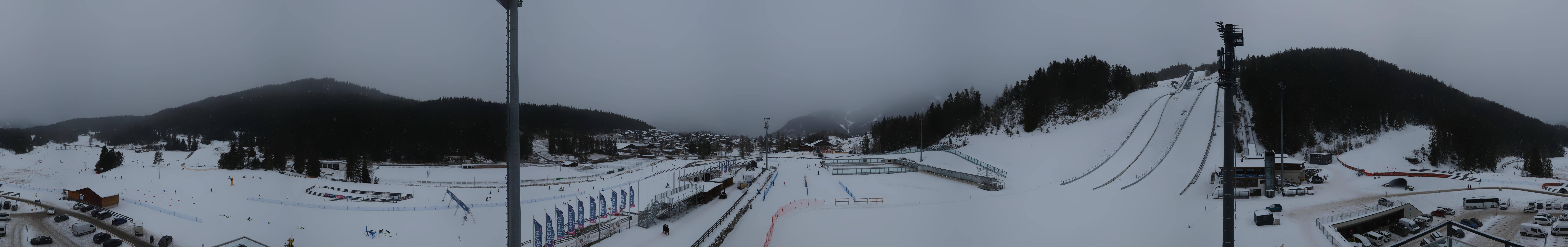 Archiv Foto Webcam Seefeld: Rundblick Casino Arena