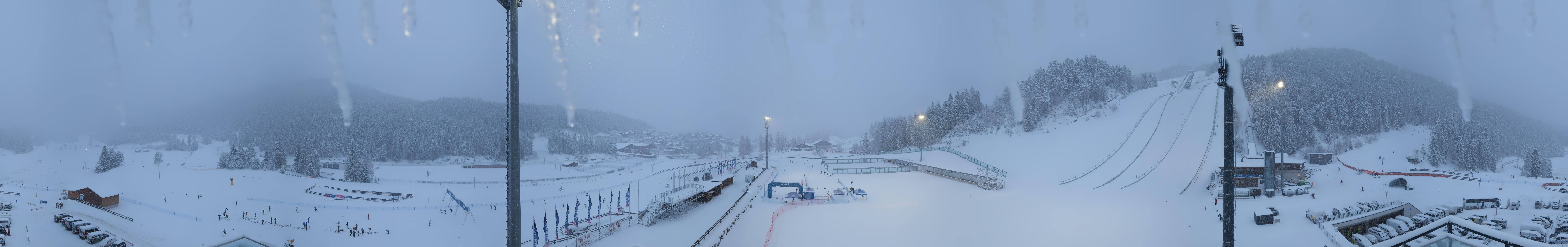 Archiv Foto Webcam Seefeld: Rundblick Casino Arena