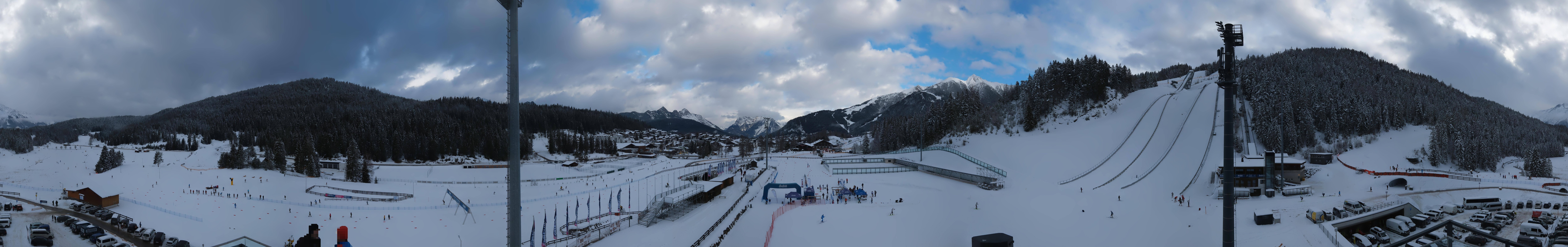 Archived image Webcam Panoramic view Seefeld Casino Arena