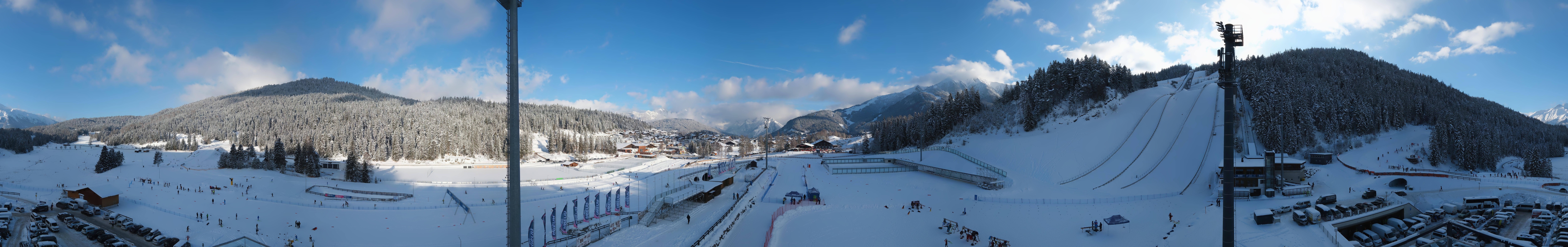 Archived image Webcam Panoramic view Seefeld Casino Arena