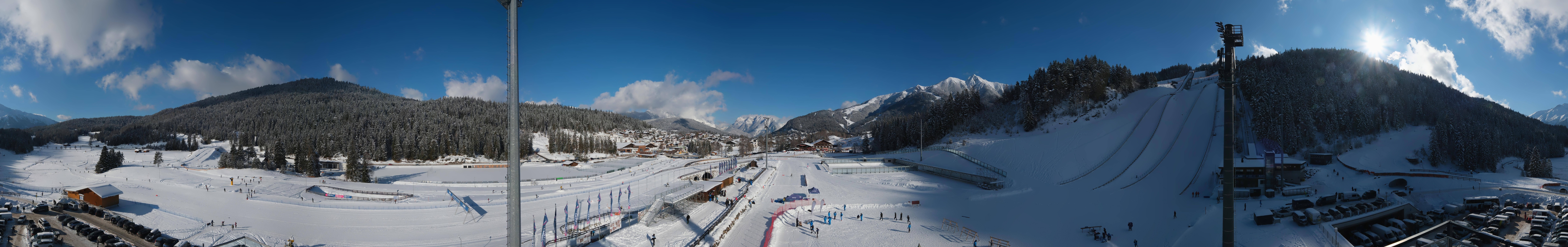 Archived image Webcam Panoramic view Seefeld Casino Arena