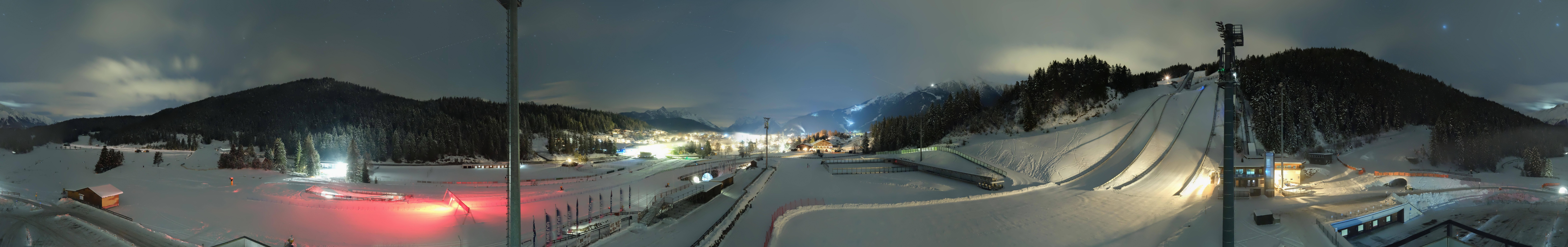 Archiv Foto Webcam Seefeld: Rundblick Casino Arena