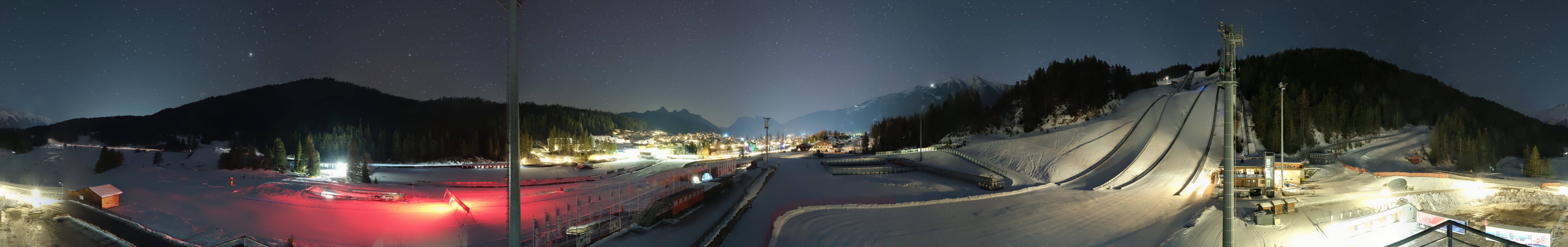 Archiv Foto Webcam Seefeld: Rundblick Casino Arena