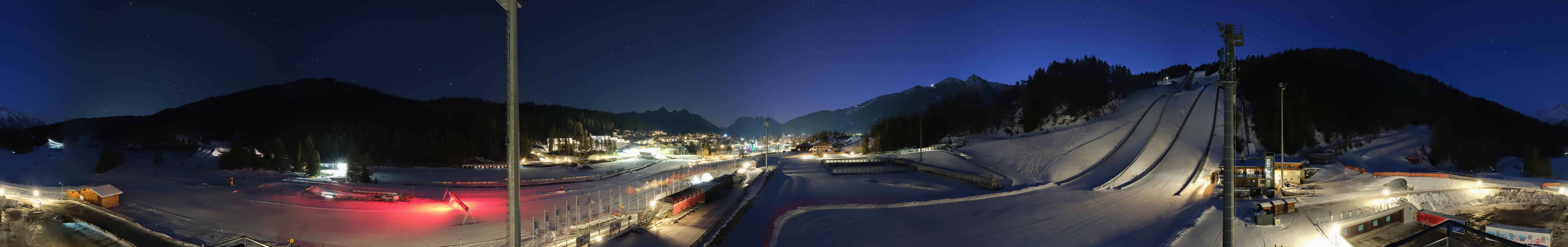 Archiv Foto Webcam Seefeld: Rundblick Casino Arena