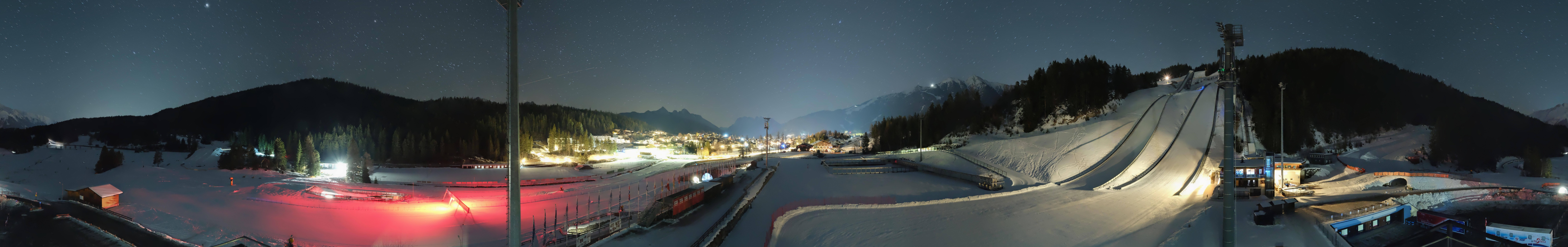 Archiv Foto Webcam Seefeld: Rundblick Casino Arena