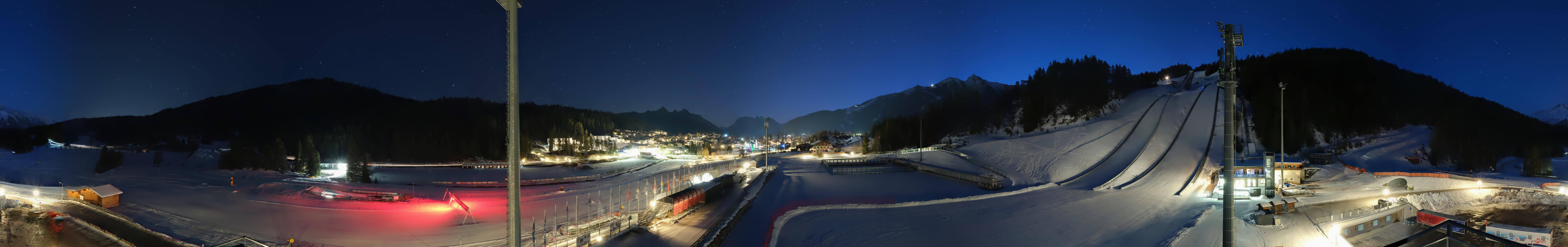 Archiv Foto Webcam Seefeld: Rundblick Casino Arena