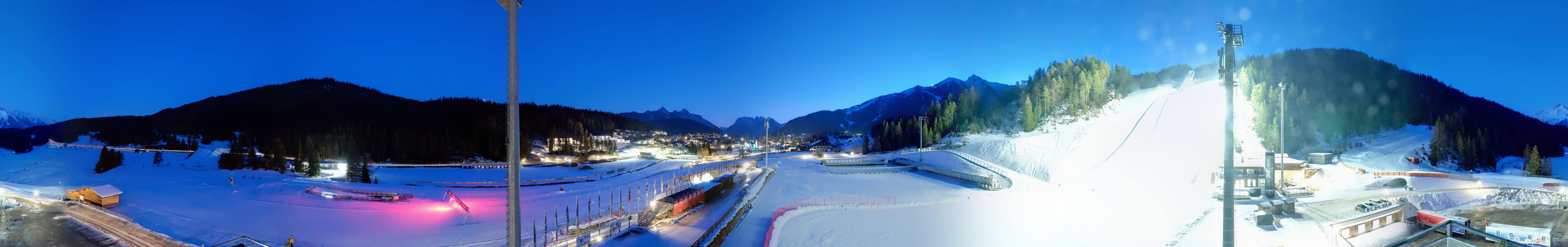 Archiv Foto Webcam Seefeld: Rundblick Casino Arena