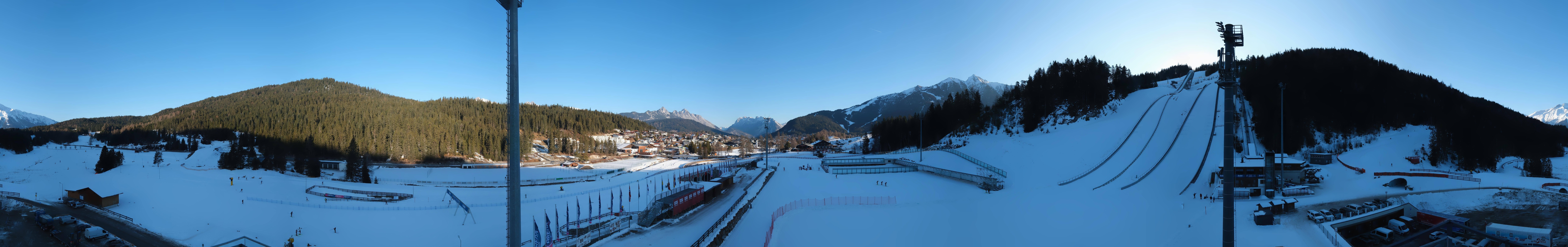 Archiv Foto Webcam Seefeld: Rundblick Casino Arena