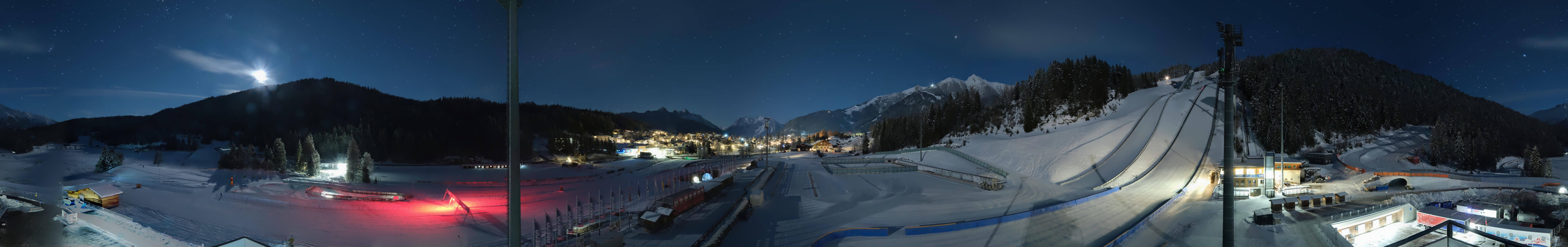 Archiv Foto Webcam Seefeld: Rundblick Casino Arena