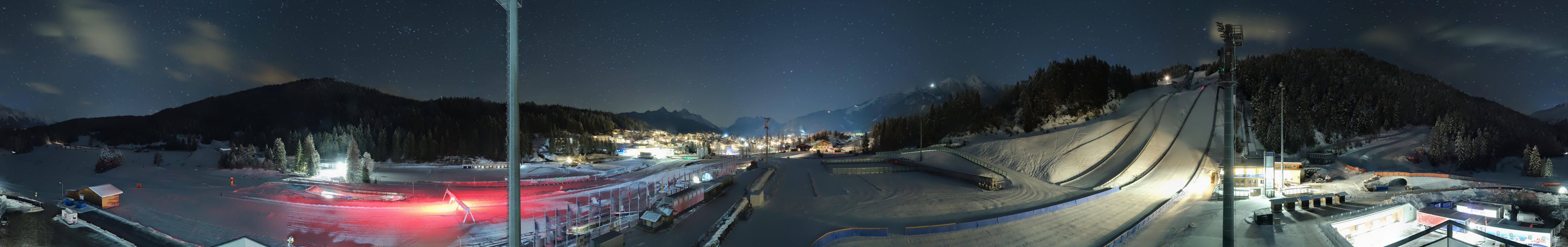 Archiv Foto Webcam Seefeld: Rundblick Casino Arena