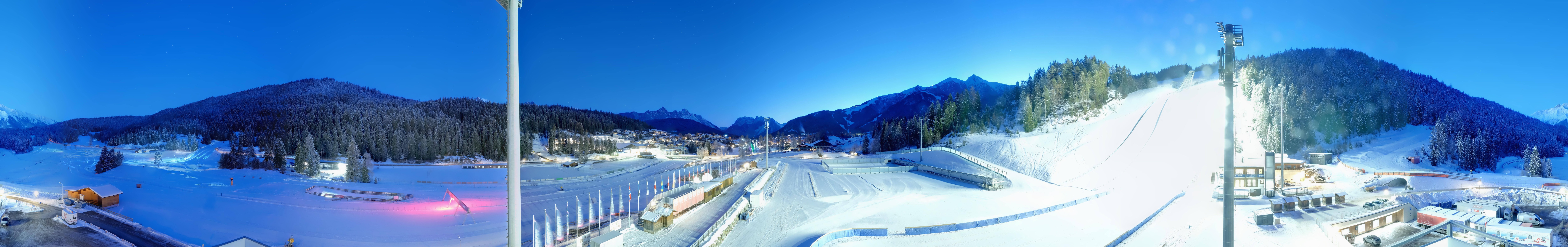 Archiv Foto Webcam Seefeld: Rundblick Casino Arena