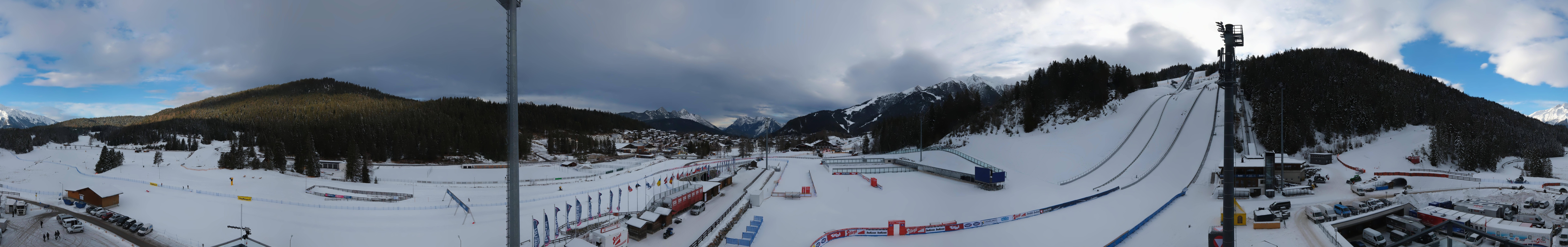 Archiv Foto Webcam Seefeld: Rundblick Casino Arena