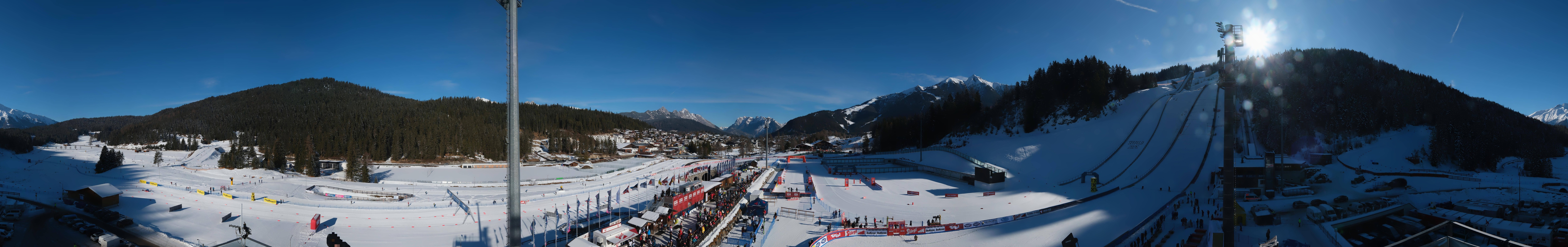 Archived image Webcam Panoramic view Seefeld Casino Arena