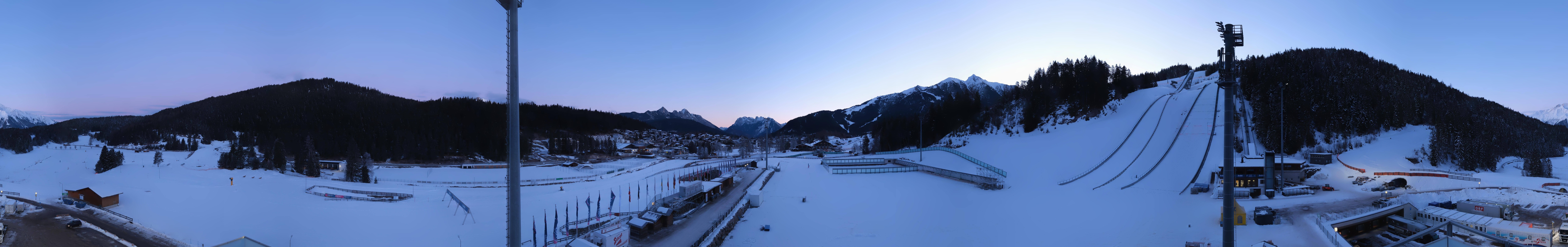 Archiv Foto Webcam Seefeld: Rundblick Casino Arena