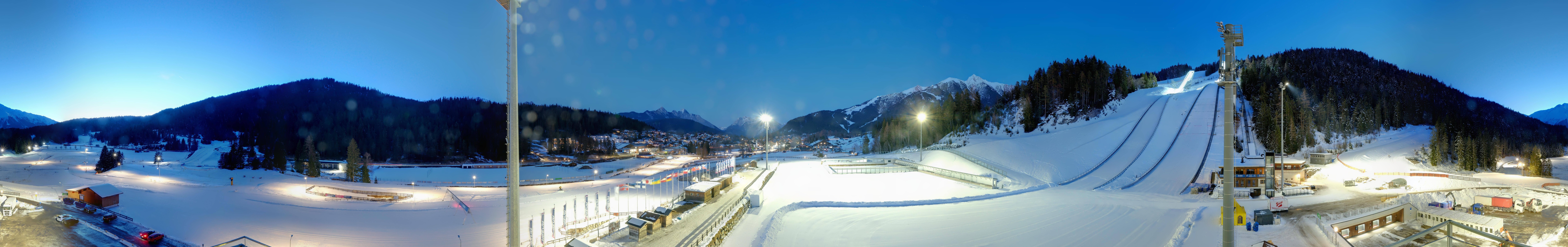 Archived image Webcam Panoramic view Seefeld Casino Arena