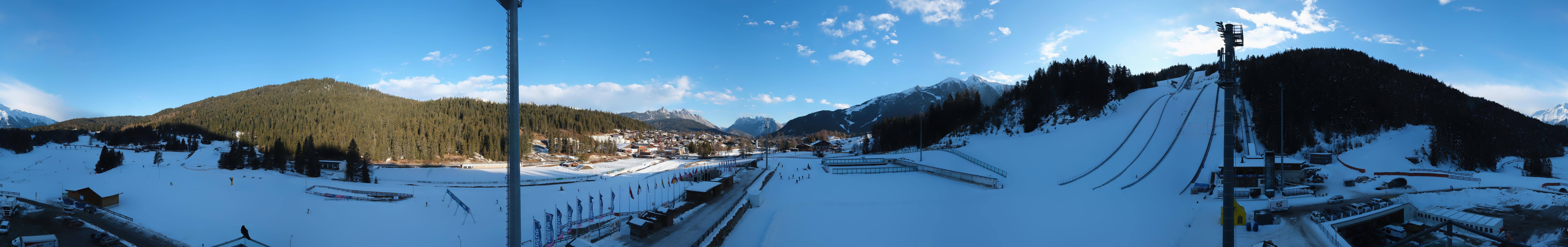 Archiv Foto Webcam Seefeld: Rundblick Casino Arena