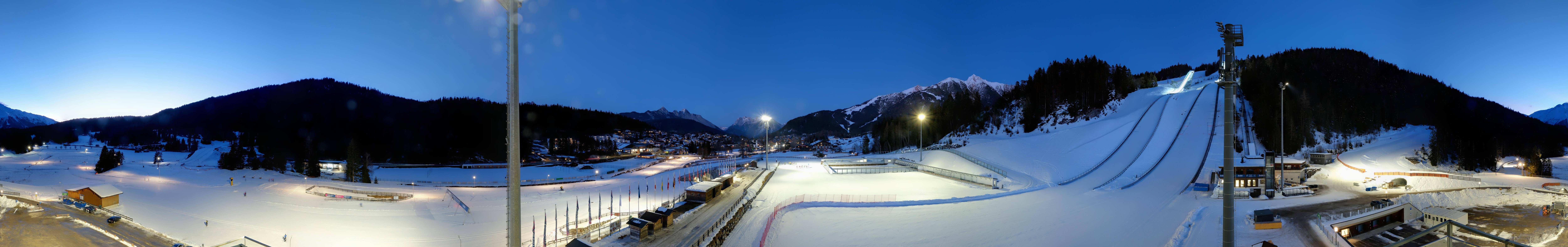 Archiv Foto Webcam Seefeld: Rundblick Casino Arena