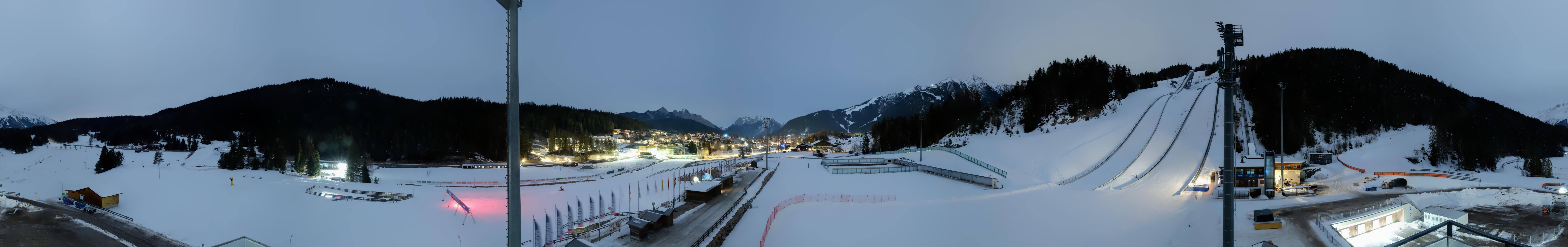 Archiv Foto Webcam Seefeld: Rundblick Casino Arena