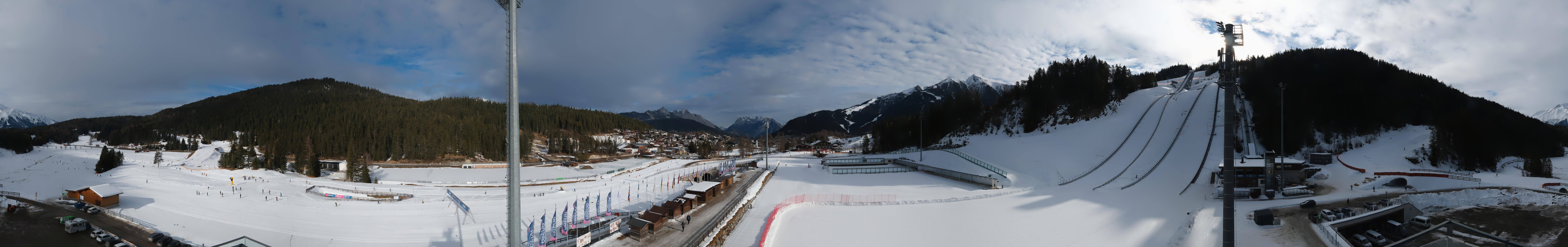 Archived image Webcam Panoramic view Seefeld Casino Arena