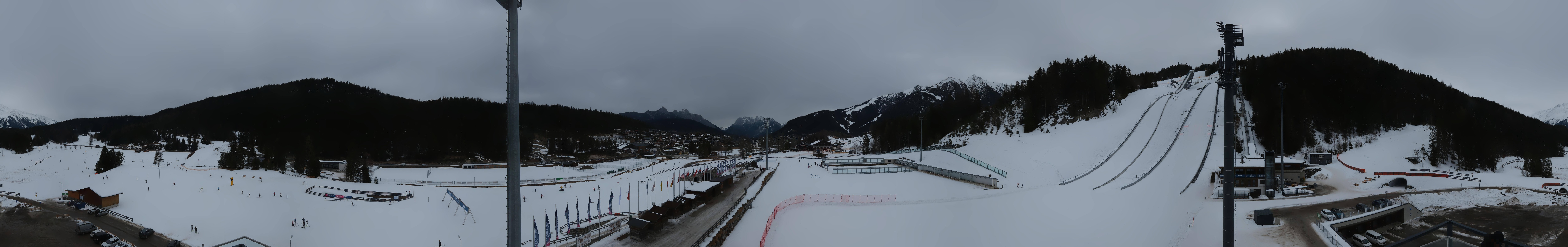 Archiv Foto Webcam Seefeld: Rundblick Casino Arena