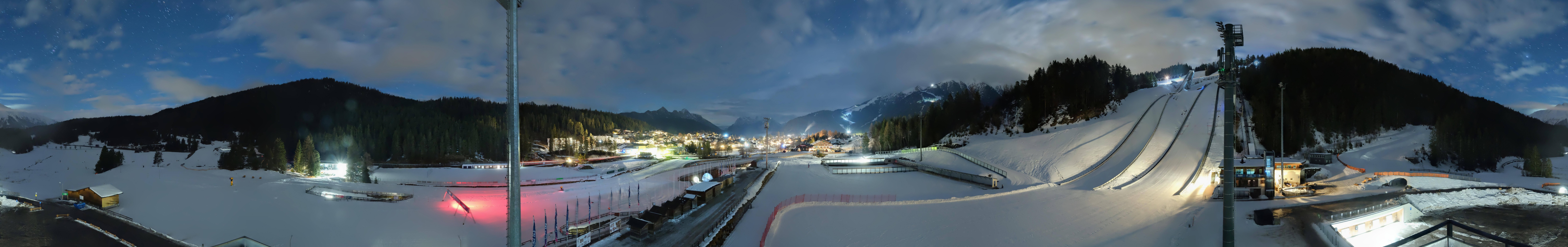 Archiv Foto Webcam Seefeld: Rundblick Casino Arena