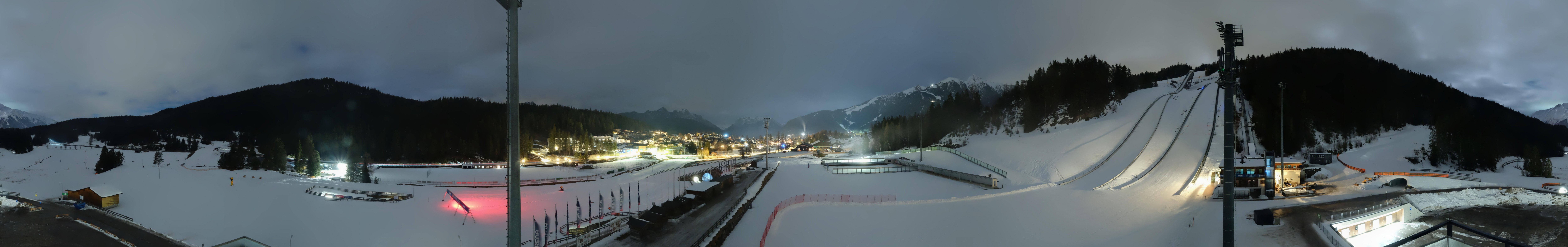 Archiv Foto Webcam Seefeld: Rundblick Casino Arena