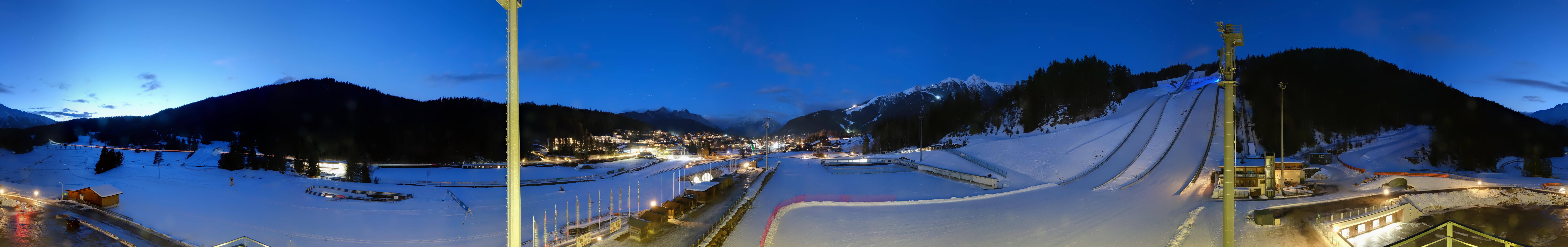 Archiv Foto Webcam Seefeld: Rundblick Casino Arena