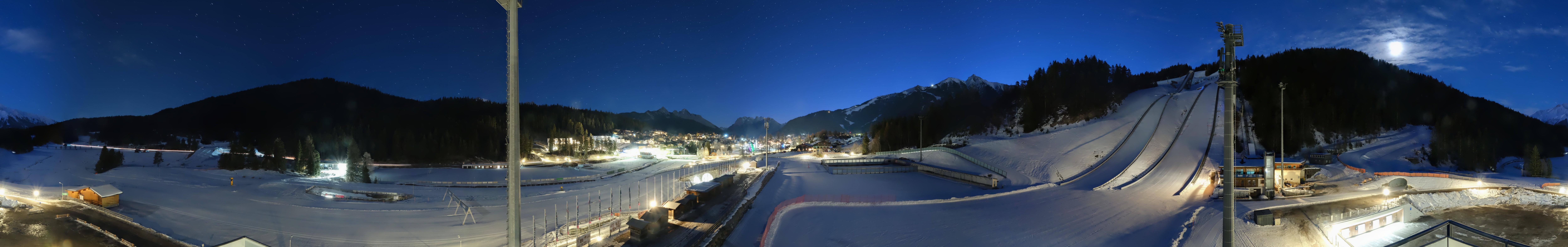 Archiv Foto Webcam Seefeld: Rundblick Casino Arena