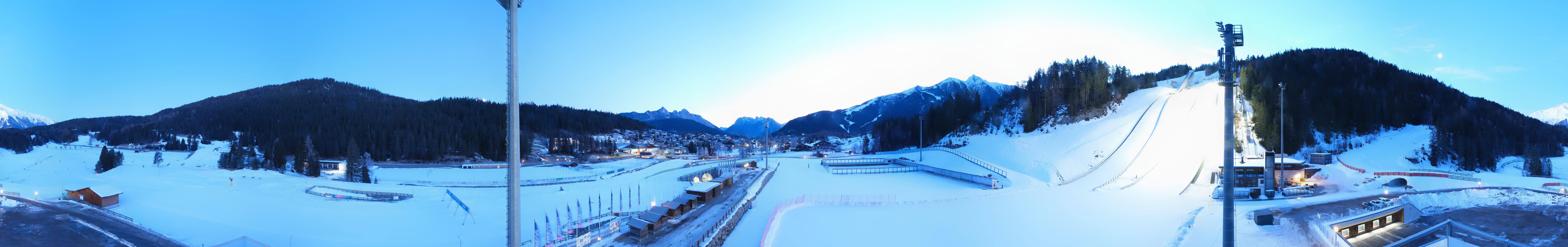 Archiv Foto Webcam Seefeld: Rundblick Casino Arena