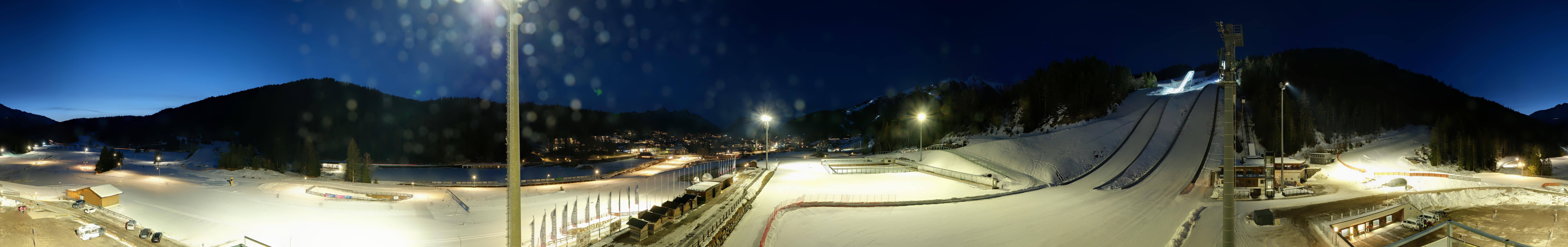 Archiv Foto Webcam Seefeld: Rundblick Casino Arena