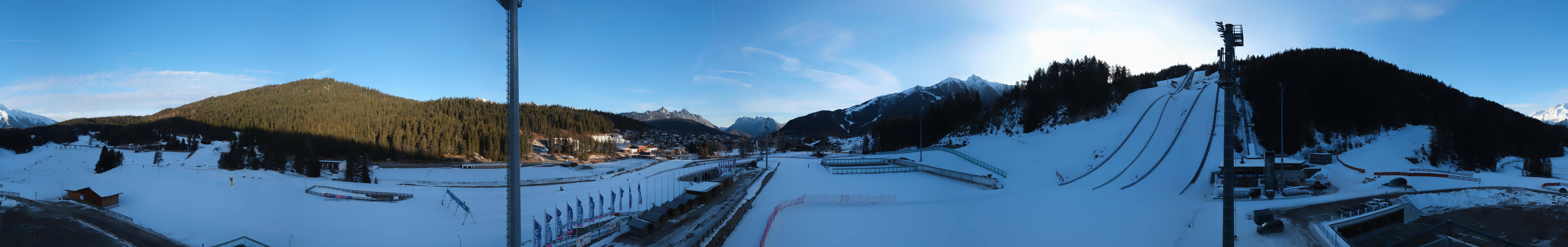 Archived image Webcam Panoramic view Seefeld Casino Arena