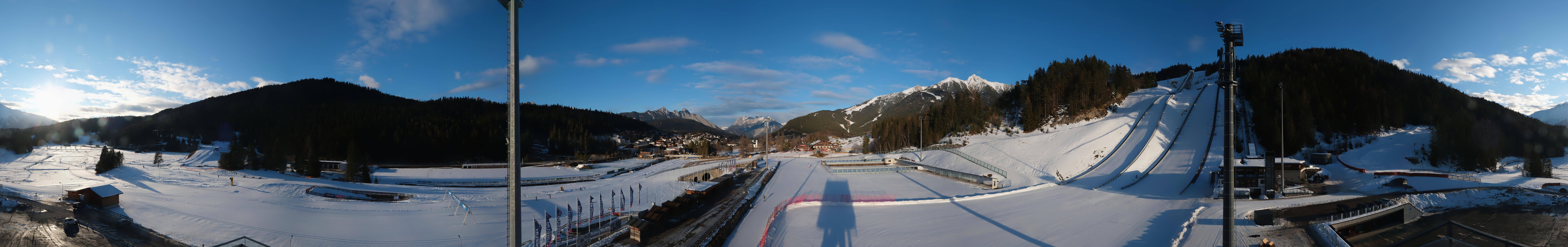 Archived image Webcam Panoramic view Seefeld Casino Arena