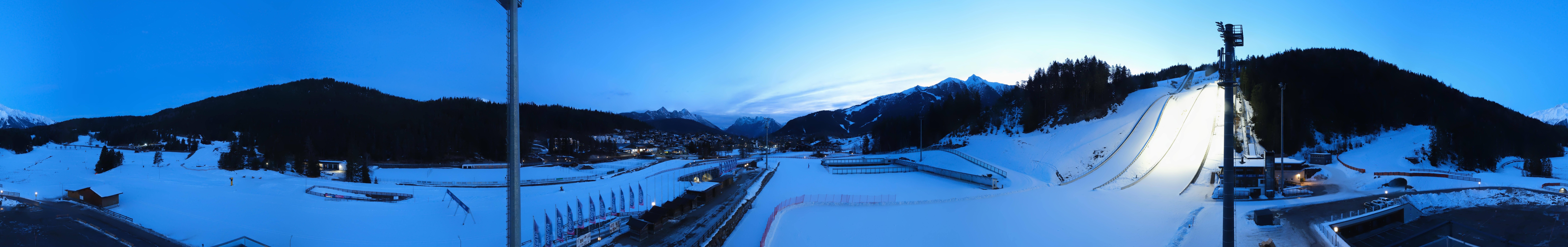 Archiv Foto Webcam Seefeld: Rundblick Casino Arena