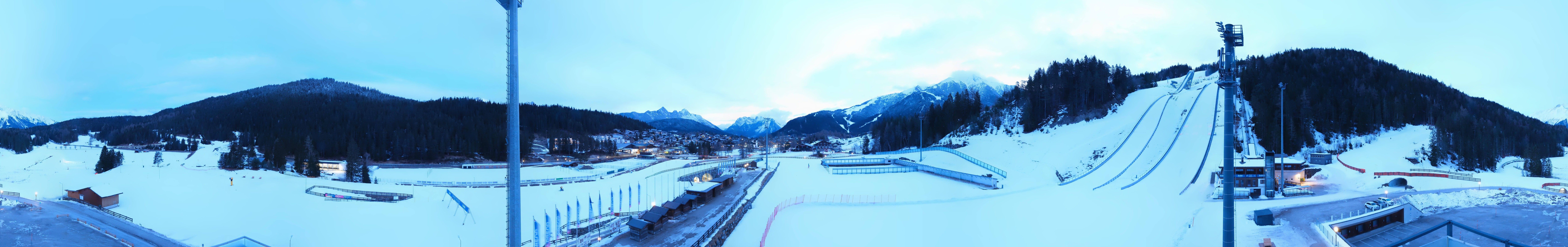 Archiv Foto Webcam Seefeld: Rundblick Casino Arena