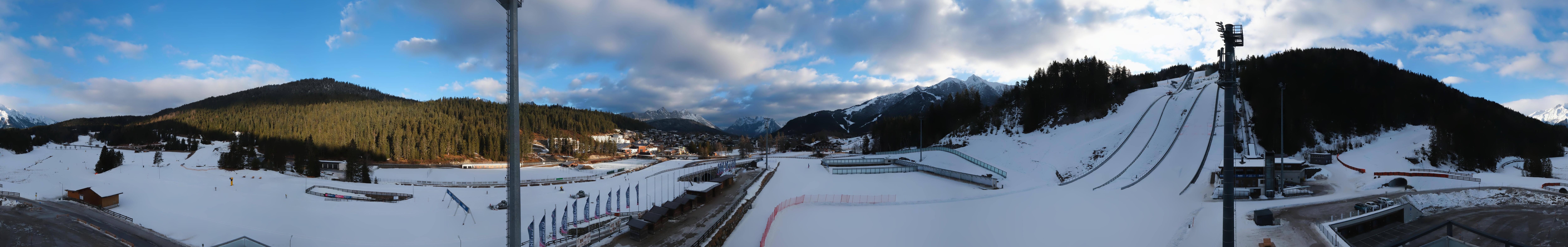 Archiv Foto Webcam Seefeld: Rundblick Casino Arena