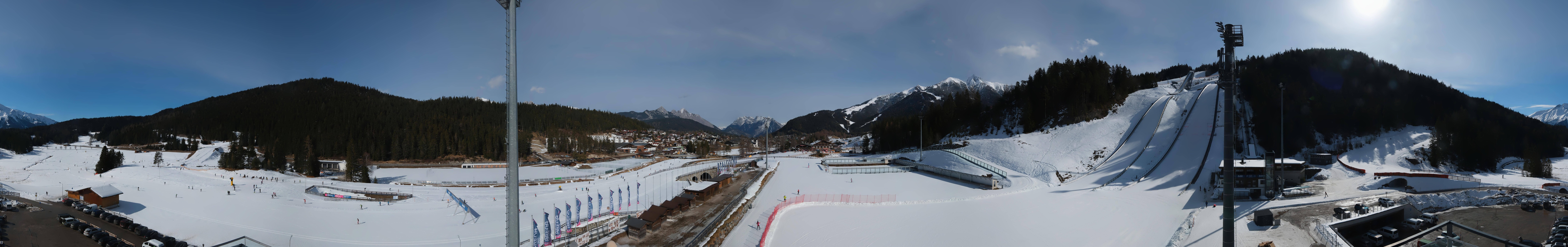Archived image Webcam Panoramic view Seefeld Casino Arena