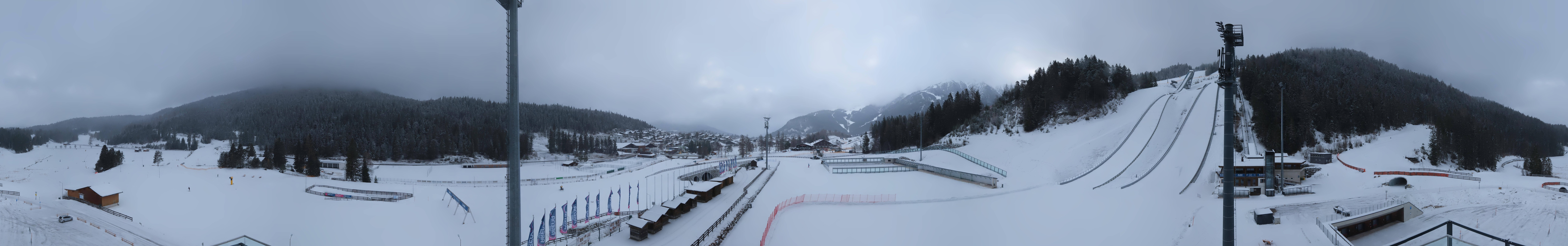 Archiv Foto Webcam Seefeld: Rundblick Casino Arena