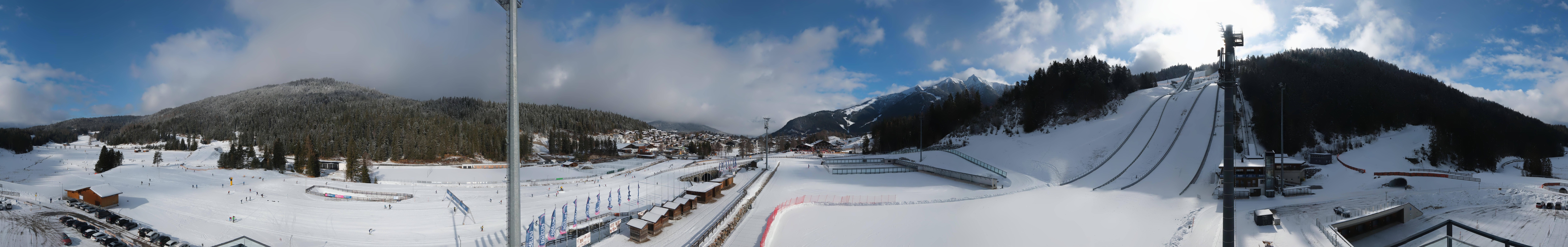 Archiv Foto Webcam Seefeld: Rundblick Casino Arena