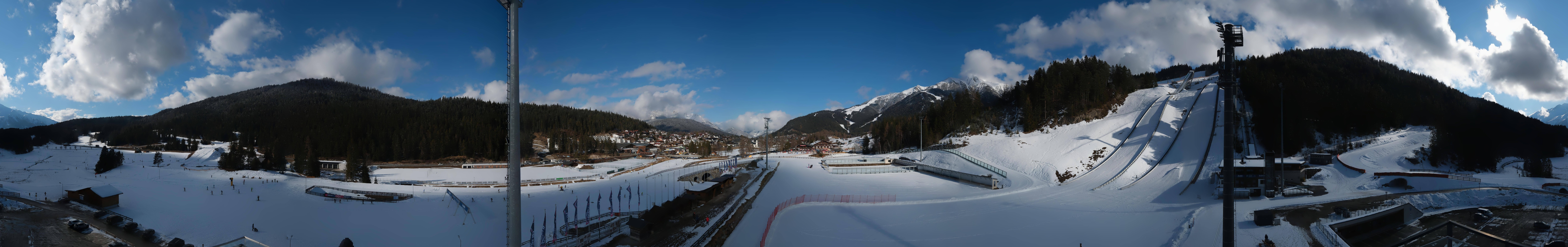 Archiv Foto Webcam Seefeld: Rundblick Casino Arena