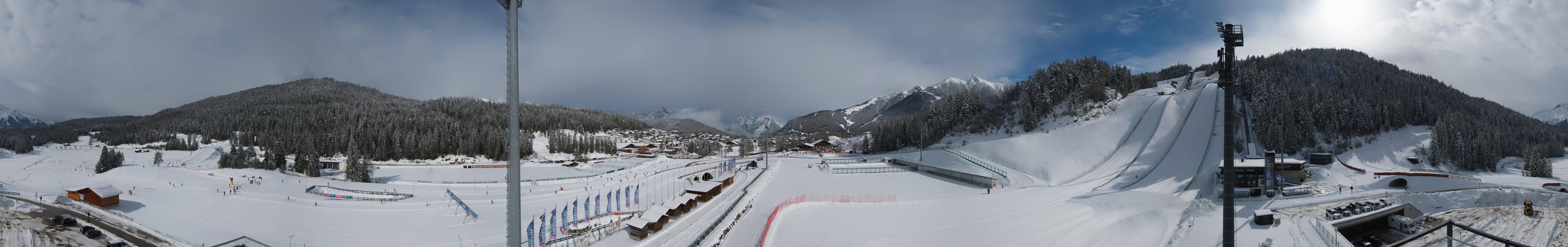 Archiv Foto Webcam Seefeld: Rundblick Casino Arena