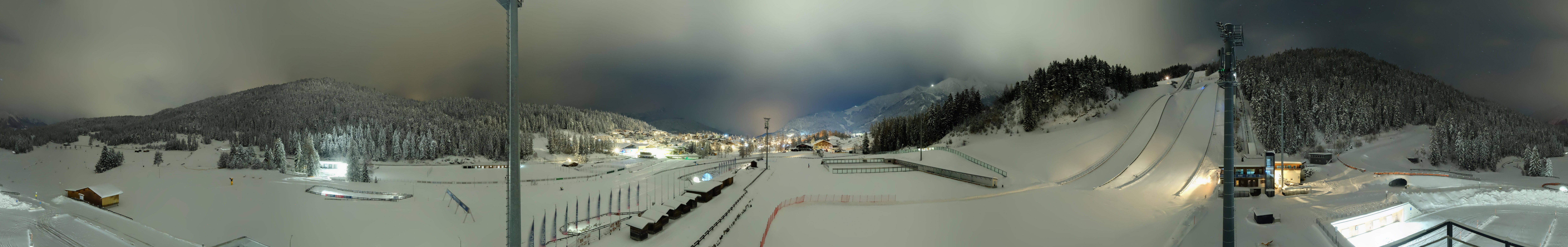 Archiv Foto Webcam Seefeld: Rundblick Casino Arena