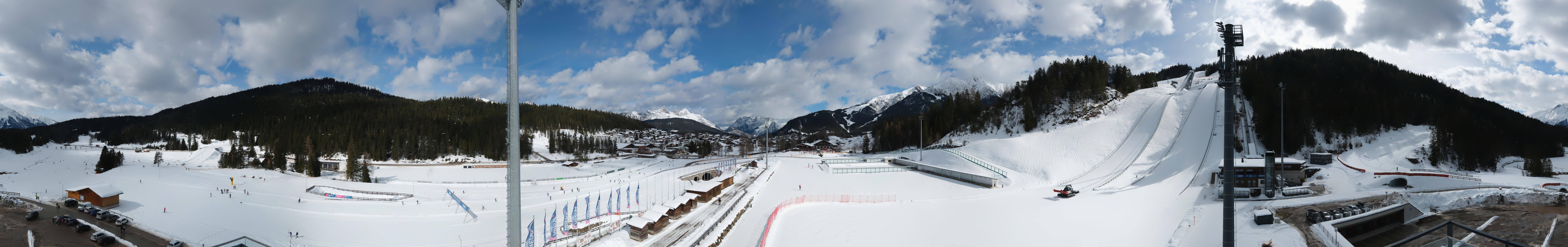 Archived image Webcam Panoramic view Seefeld Casino Arena