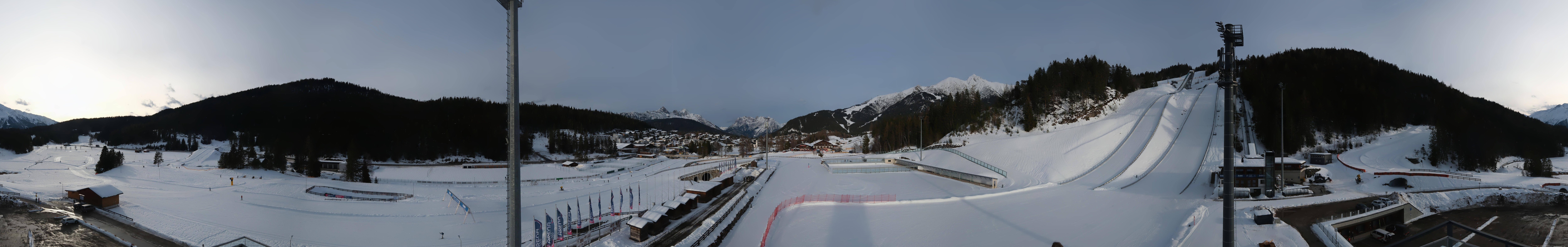 Archiv Foto Webcam Seefeld: Rundblick Casino Arena