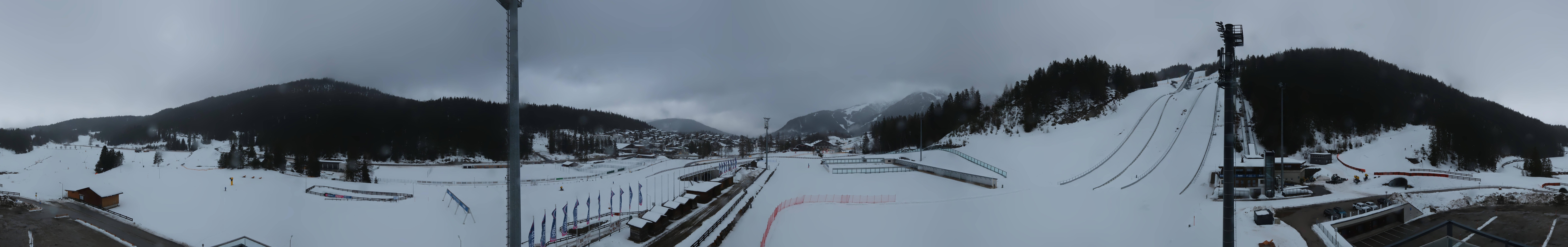 Archiv Foto Webcam Seefeld: Rundblick Casino Arena