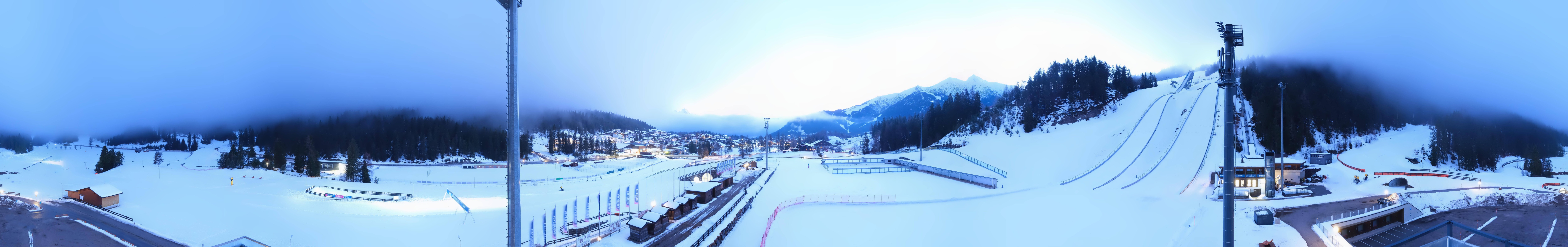 Archiv Foto Webcam Seefeld: Rundblick Casino Arena