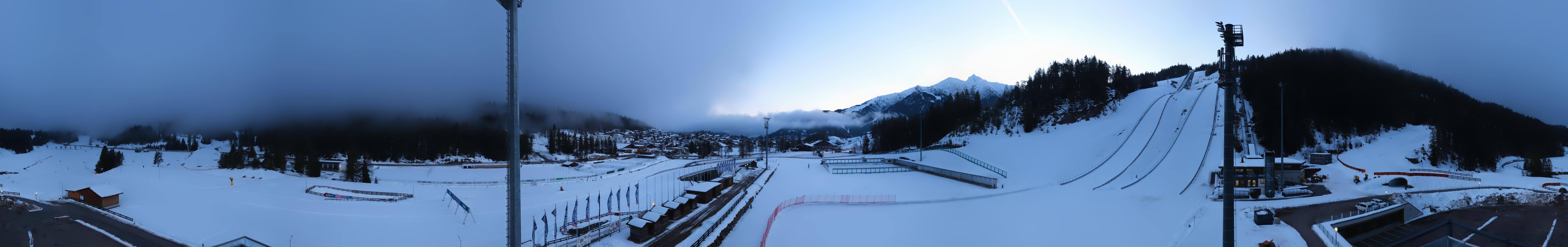 Archiv Foto Webcam Seefeld: Rundblick Casino Arena