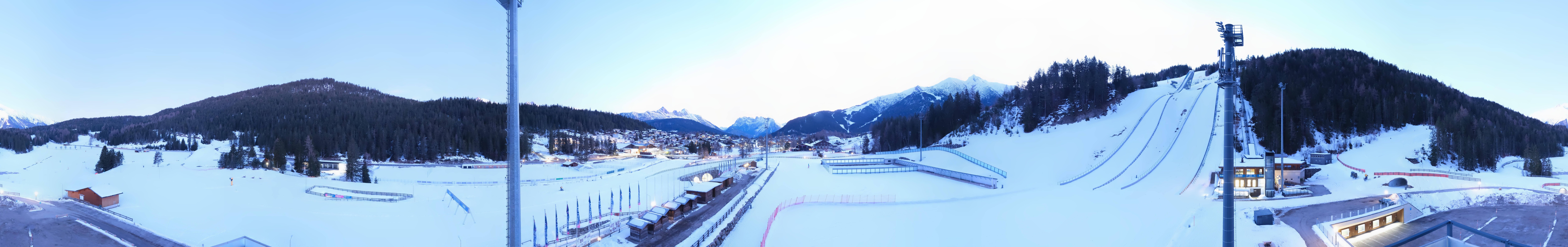 Archived image Webcam Panoramic view Seefeld Casino Arena