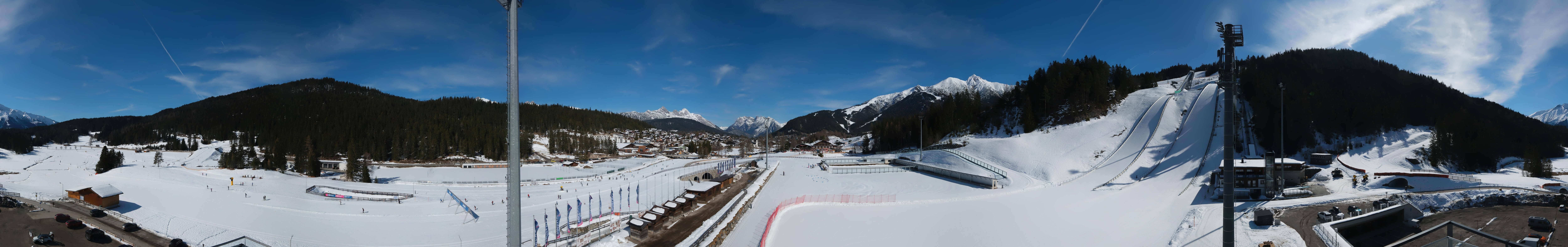 Archived image Webcam Panoramic view Seefeld Casino Arena